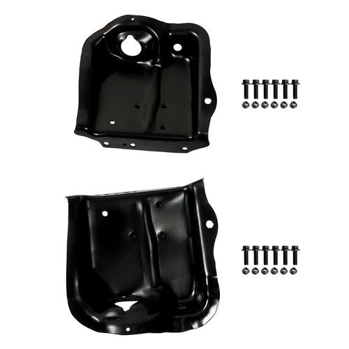 For Ford F-150 1980-1996 Front Coil Spring Tower Shock Mount RH&LH Black Set 2Pc