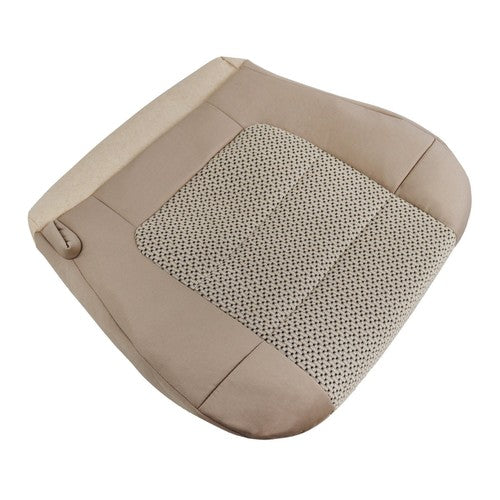 Brown Two-Tone/Fabric Driver Bottom Seat Cover Suit For Ford F150 XLT 2000-2003