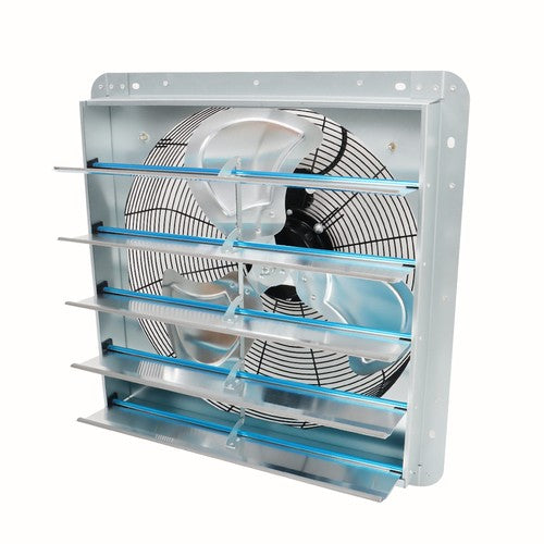 20'' Shutter Exhaust Fan Aluminum High Speed Wall Mounted Greenhouse Garage USA