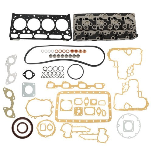US For Kubota V2203 Engine/Bobcat 753 773 Complete Cylinder Head + Full Gasket
