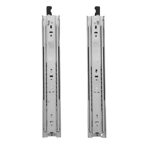 1 Pair of 14In Locking Drawer Slides Full Extension & Lock 150 lb Load Capacity