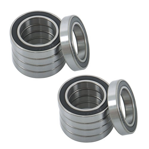 10Pcs 6907-2RS Bearings 35×55×10mm Double Rubber Seals Deep Groove Ball Bearing