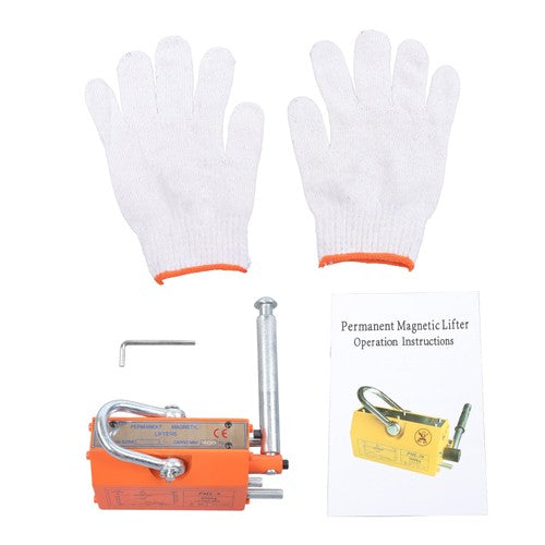 Magnetic Hoist 880 lbs/400 kg Capacity 2.5 Safety Factor Lifting Magnetic Lifter