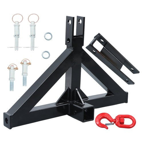 Quick Hitch Multi Compatible with Towing Hook 3 Point Trailer Hitch 2 Receiver