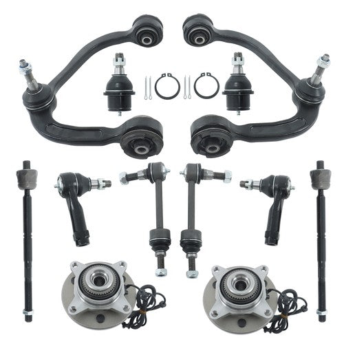 For Ford F-150 2004-2005 Front Control Arm Ball Joint Tie Rod End Sway Bar 12Pc