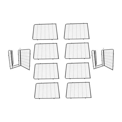 12 Panels 40x27 inch Dog Playpen Crate Fence Pet PlayPen Exercise Cage