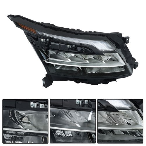For 2022-2023 Nissan Pathfinder Factory LED Headlights W/Halogen Turn Signal RH