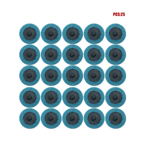 25 Pack Surface Conditioning Quick Change Discs 2" Fine Prep Pad Discs