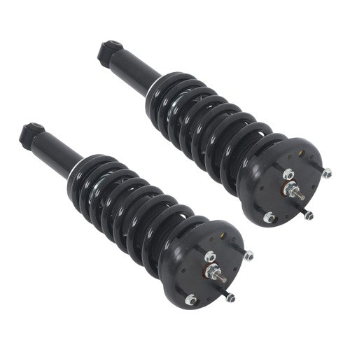 Pair Rear Shock Struts Assys Coil Spring w/o Electric For Jaguar XJ Series 10-18