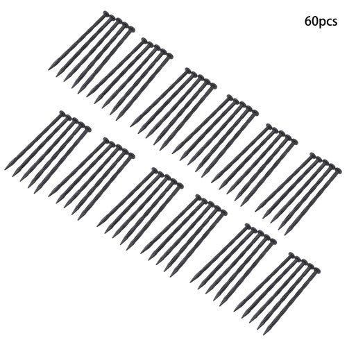 Edging Nails Garden Anchoring Spikes 8 Inch 60 Pcs Plastic Spiral Landscape