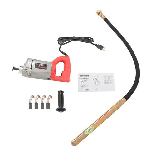 High Quality 1500W Electric Concrete Vibrator 4.5 Feet Long Shaft Concrete Tool