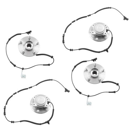For Chrysler Town & Country 3.6L 2008-2011 4X Front Rear Wheel Hub Bearings FWD