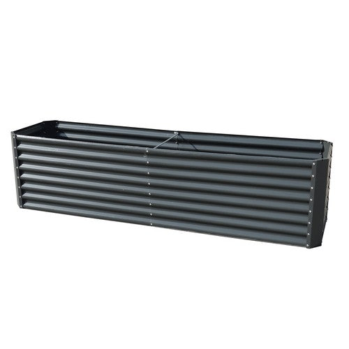 8x2x2 Ft Metal Raised Garden Beds Metal Planter Box Easy Assembl