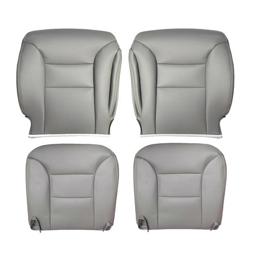 Leather Seat Covers Gray for Chevy Tahoe Suburban 1995 1996 1997 1998 1999