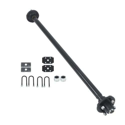 (with U-Bolt Kit) Trailer Axle 4 lug-4" Idler 58" Hub Face Fit For 2000lbs