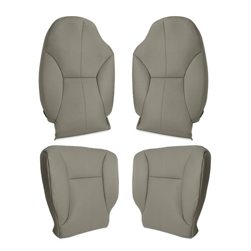 LH+RH Bottom & Top Leather Seat Cover For Dodge Ram 1500 2500 3500 1998-2002 NEW