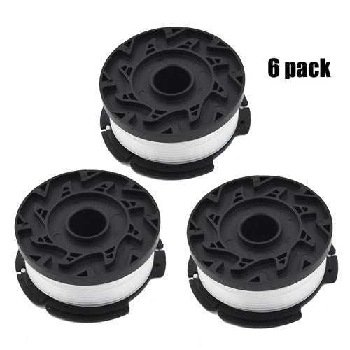 New 6 Pack Replacement For BLACK+DECKER AF-100-3ZP 30ft 0 .065" Trimmer Spool