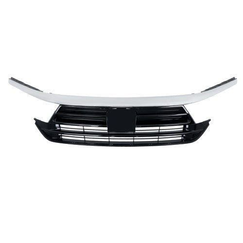 Plastic Suit For Honda Odyssey 2021 2022 2023 W/ Chrome Trim Front Grille Grill