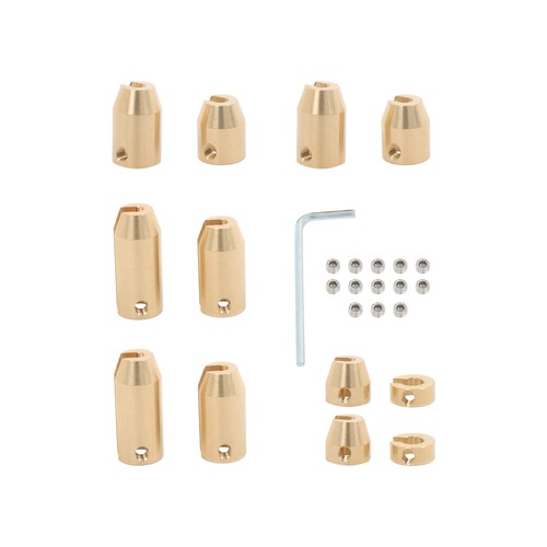 Motorcycle Reusable Brass Wheel Spoke Balance Weights 12 Pack Universal