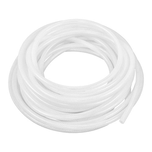 Plastic Vinyl Tubing 50 ft High Pressure Clear Braided Hose 1/4" ID × 7/16" OD