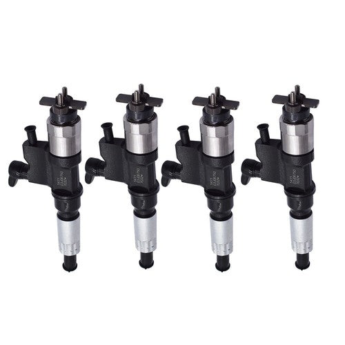 4 pc 095000-5471 Fuel Injector Fit For 01-07 Isuzu NPR l4