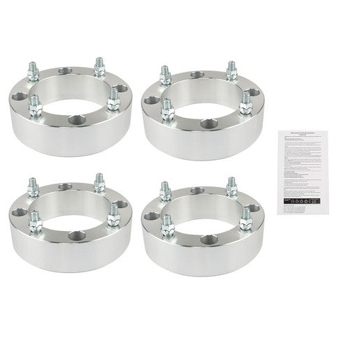 4X Wheel Spacers 4x156 2" 131mm M12x1.5 Silver For Polaris Ranger RZR 2013+