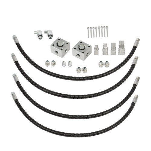 Three Way Diverter Valve For Mini Excavator Hydraulic Connection Block Full Kit