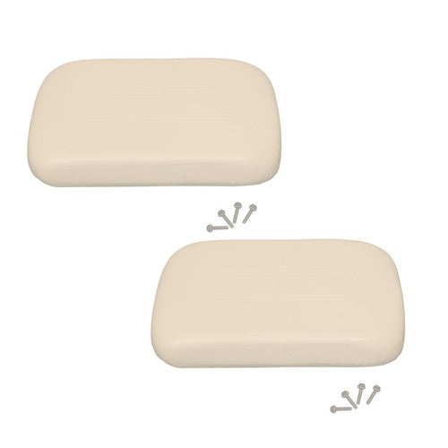 New 2× Seat Back Cushion Assembly White For Club Car DS Golf Cart 1979-2000.5