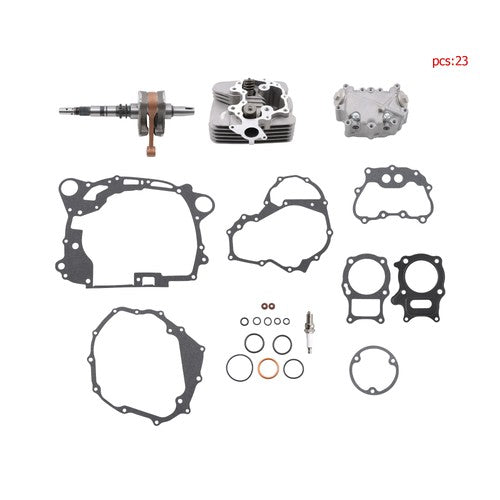 For Honda TRX250 Rebuild kit Crankshaft+cylinder head+overhaul pad 13000-HM8-A40
