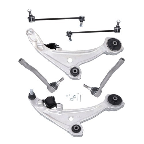 For Nissan Altima 2007-2013 Suspension Kit Lower Control Arms Sway Bar Tie Rod