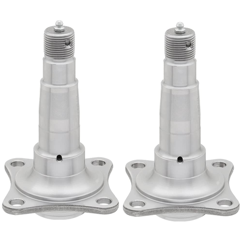 2-Pack Weld-On Round #84 Spindle W/ Brake Flange For 3,500 lbs Trailer Axle