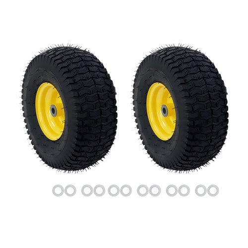 15x6.00-6 Lawn Mower and Dump Cart Wheel - 3/4 Inch Axle, 3.25 Inch Hub