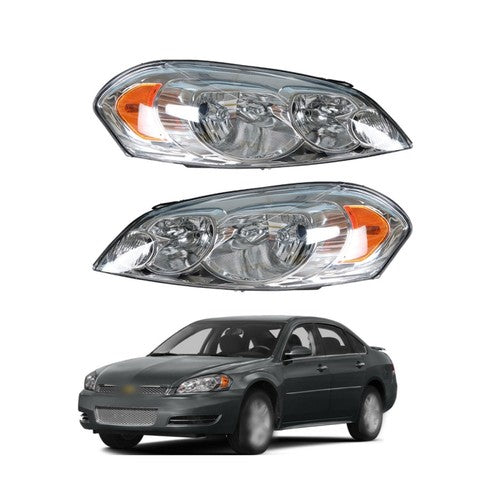 LH&RH Headlights For Chevrolet Impala 2006-11 12 13/Impala Limited 14 2015 2016