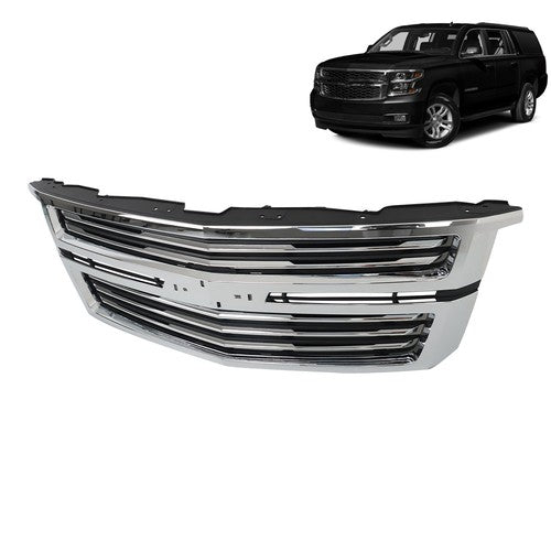 Chrome Fit For Chevy Tahoe/Suburban LTZ 2015-2020 GM1200704 Front Upper Grille
