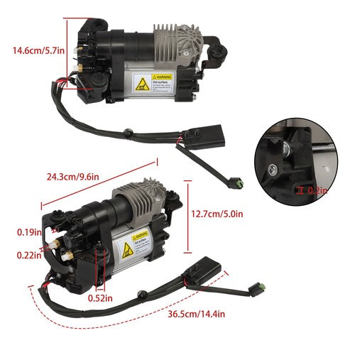 600640300A Fit For Tesla S Sedan 2012-17 ELECTRIC New Air Suspension Compressor
