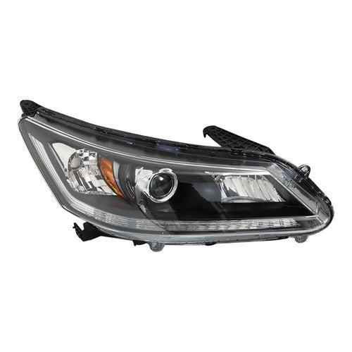 1PCS Passenger Headlight Assembly Fit For Honda Accord 2013-2015 Clear Halogen