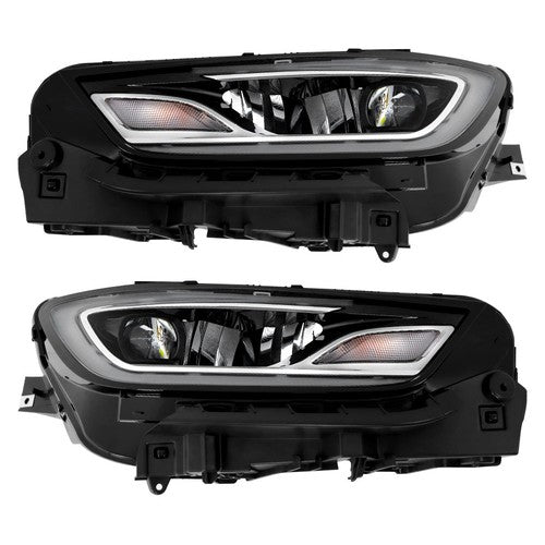 Headlights Replacement Fit For Chrysler Pacifica 2021-2023 LH+RH Clear Lens LED