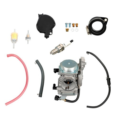 ATV Fit For Kawasaki KEF300A 1995-2000 KEF300B 2000-2003 Carburetor Kit New
