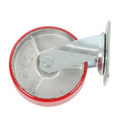 6" × 2" Tilt Casters Heavy Duty Swivel Caster Wheel 1250 Lbs Industrial Casters