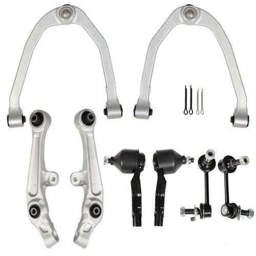 For Nissan 350Z Infiniti G35 03-04 RWD New Front Control Arms Tierods Sway Bars