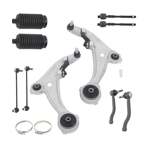 For Nissan Altima 2007-2012 Suspension Control Arms Tie Rod Ends Sway Bar Kit