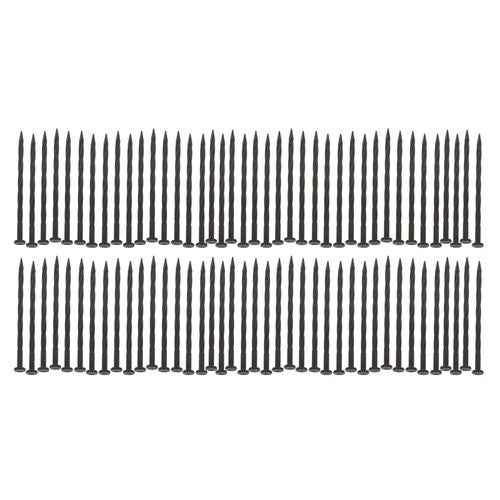 80PCS 8 Inch Plastic Landscape Anchoring Spikes, Garden Spiral Landscape Spikes