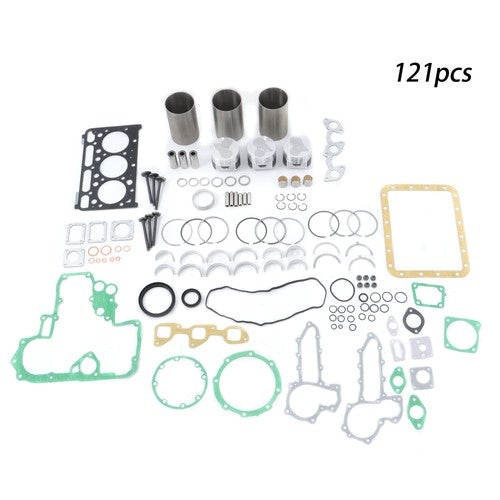 Overhaul Rebuild Kit For Kubota Tractor KL265 L3400 L3430 D1703 D1703E L3300DT