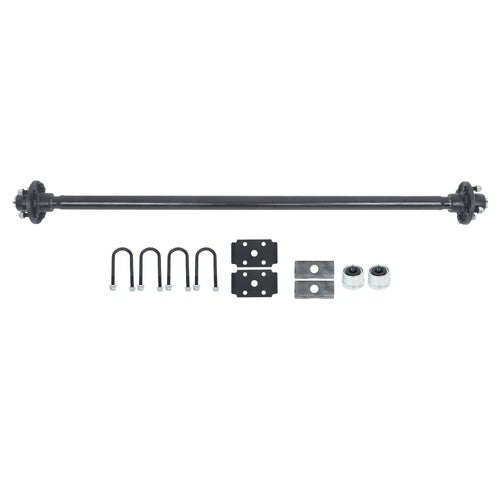 For trailers Trailer Axle W/U-Bolt Kit 4lug-4' 52' Hub Face 42' SC 2000lb 2Klb