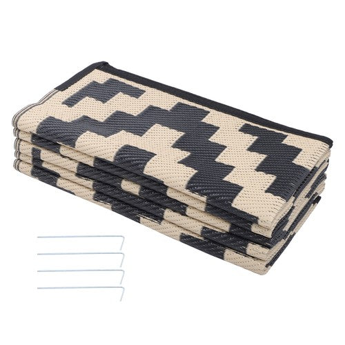 8x10 ft Waterproof Outdoor Rug Outdoor Indoor RV Mat Carpet For Patio Backyard