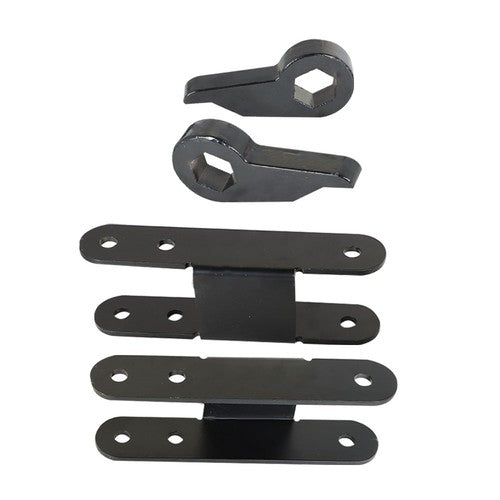 Fit For Chevy S10 GMC Sonoma Black 1-3'' Torsion Keys Rear Shackles Lift Kit 4x4