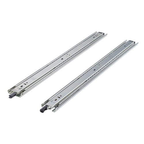 1 Pair of 22" Locking Drawer Slides Full Extension & Lock 150 lb Load Capacity