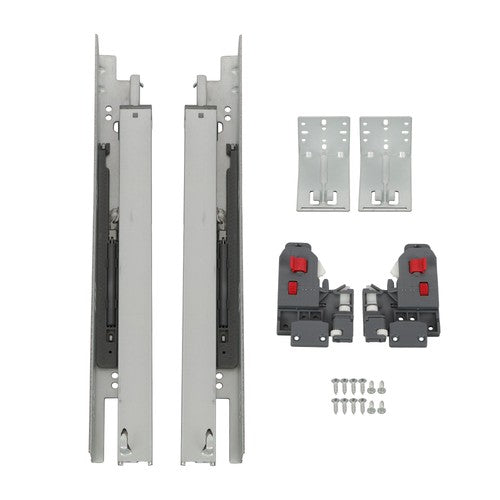 1 Pairs Undermount Drawer Slides 15 inch Undermount Soft Close Drawer Slides