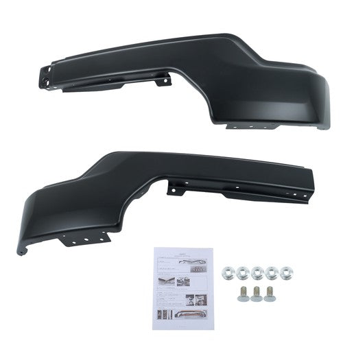 Durable Split-type Black Front Bumper Assembly Fit For GMC Sierra 1500 2019-2021