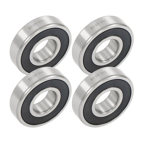 4Pcs 63/28-2RS Bearings 28×68×18mm Double Rubber Seals Deep Groove Ball Bearing
